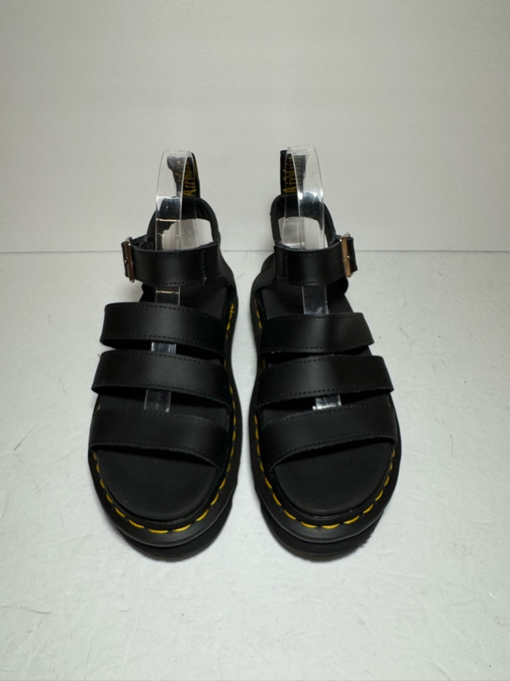 Dr. Martens Blaire Hydro
Leather Gladiator Sandal Black Size 7 - Picture 3 of 15